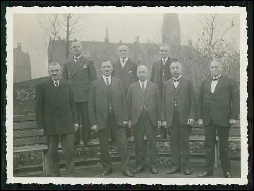 11x Foto AK fröhliche Männer und Damen um 1930 aus Dortmund Reise in der Region