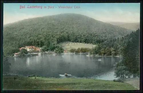 AK Ansichtskarte Wiesenbek Bad Lauterberg im Harz, Wiesenbeker Teich 1910