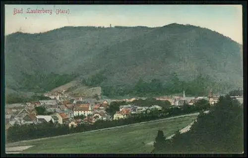 AK Ansichtskarte Postkarte Bad Lauterberg im Harz, Panorama 1910 gelaufen