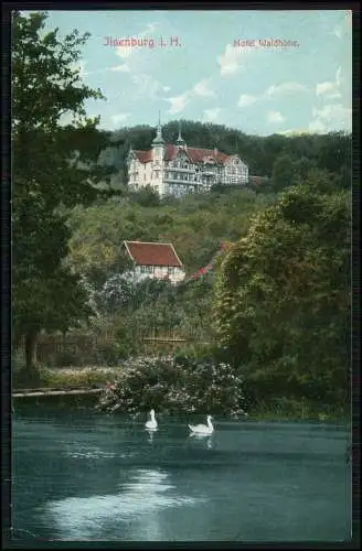 AK Ilsenburg Stadt am Nordharz Sachsen-Anhalt Hotel Waldhöhe 1913 gelaufen