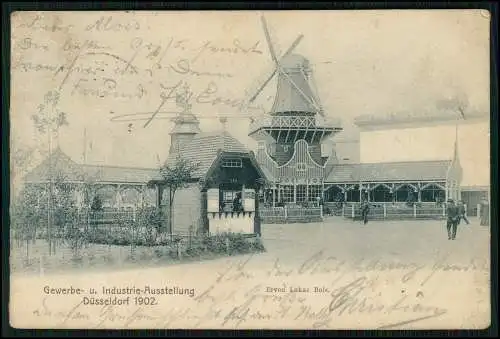 AK Düsseldorf Kunsthalle Markt Denkmal Kunst-Akademie Kriegerdenkmal 1898 gel.