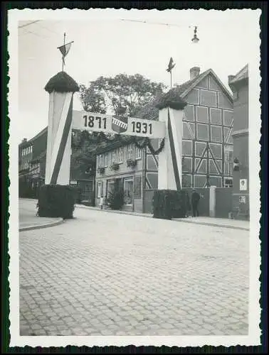 Foto Bockenem Bönnier Str. bei Hildesheim Seesen 1871-31 Schützenfest Umzug 1931