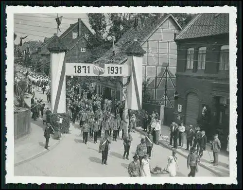 Foto Bockenem Bönnier Str. bei Hildesheim Seesen 1871-31 Schützenfest Umzug 1931