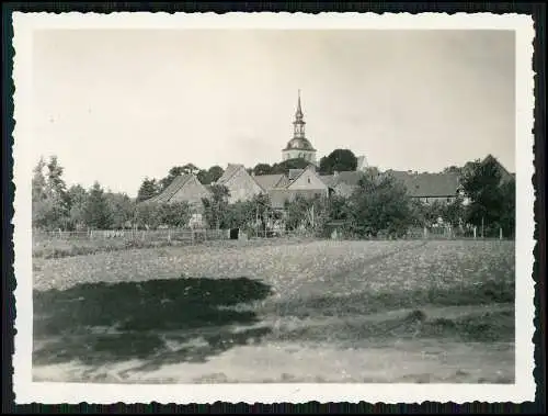 2x Foto Bockenem bei Hildesheim Seesen Niedersachsen Panorama Kirche Häuser 1935