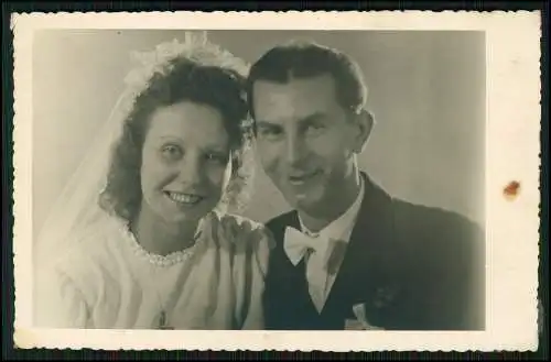 11x Foto Bottrop Gelsenkirchen Hochzeit mit Bescheinigung Eheschließung 1947