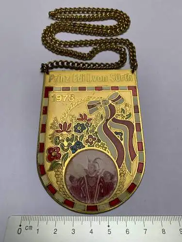 Karnevalsorden 1973 Sürth Prinz Edi Frechen Bachem Köln Rhein Karneval Fasching 