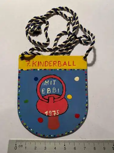 Karnevalsorden 1975 Kinderball Frechen Bachem Köln Rhein Karneval Fasching Fastn