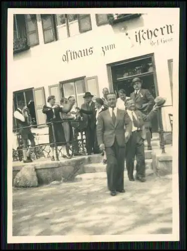 16x Foto Süddeutschland Bayern Gasthof Biergarten Tracht uvm. 1936-43