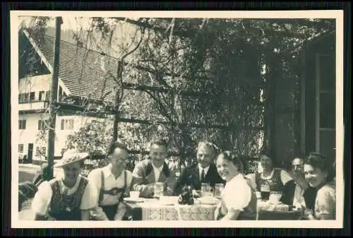 16x Foto Süddeutschland Bayern Gasthof Biergarten Tracht uvm. 1936-43