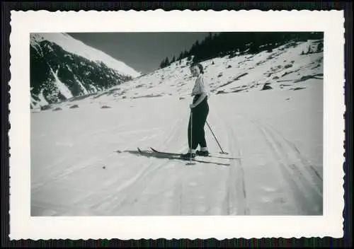 20x Foto Galtür Landeck Tirol Alpen Dorf mit Kirche Panorama Winter Ski 1939