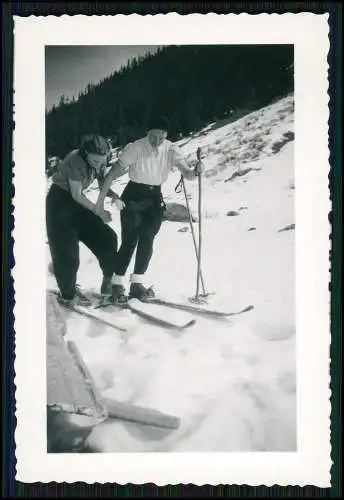 20x Foto Galtür Landeck Tirol Alpen Dorf mit Kirche Panorama Winter Ski 1939