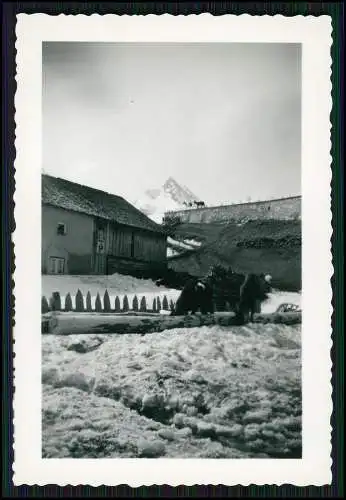 20x Foto Galtür Landeck Tirol Alpen Dorf mit Kirche Panorama Winter Ski 1939