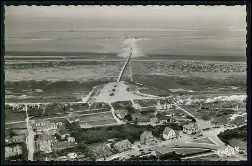 Foto AK Postkarte Nordseebad St. Peter Ording Luftbild Fliegeraufnahme Cekade AK