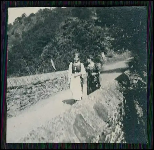 21x Foto bei Braubach am Rhein, Wandern nähe der Marksburg um 1930