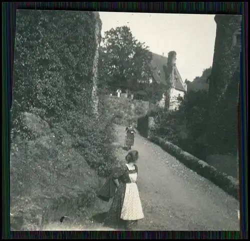 21x Foto bei Braubach am Rhein, Wandern nähe der Marksburg um 1930