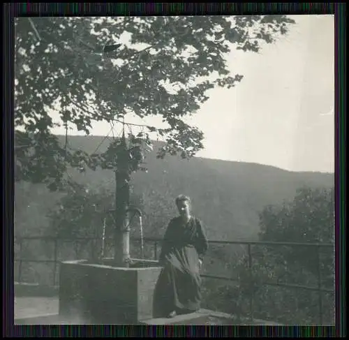 21x Foto bei Braubach am Rhein, Wandern nähe der Marksburg um 1930