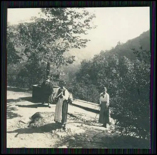 21x Foto bei Braubach am Rhein, Wandern nähe der Marksburg um 1930