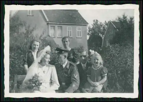 10x alte Fotos Soldat Wehrmacht Hochzeit während seines Heimaturlaub 1941-42