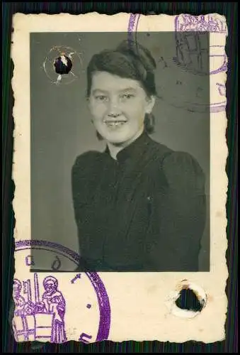 11x Foto Damen Portrait verschiedene Größen auch Passbildformat 1935-45