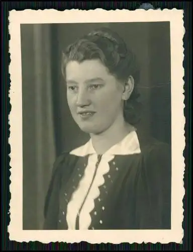 11x Foto Damen Portrait verschiedene Größen auch Passbildformat 1935-45