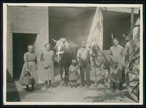 10x alte Foto Soldaten Bauernhof mit Pferde uvm. 1940-45