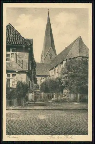 AK Eutin in Ostholstein, seitlicher Eingang zur Michaeliskirche 1933