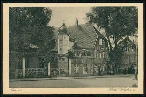 AK Eutin in Ostholstein, Kieler Straße, Partie am Voss Haus mit Türmchen 1933