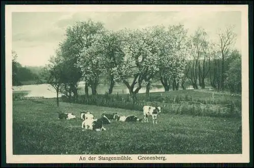 AK Ostholstein Gronenberg Scharbeutz Partie an der Stangenmühle 1933