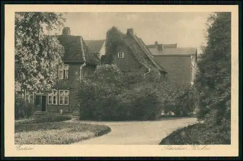 AK Ansichtskarte Postkarte Eutin in Ostholstein, Häuser bei der Kirche 1933