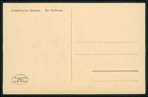 3x AK am Kellersee Eutin Holsteinische Schweiz 1933 und Malente am Dieksee