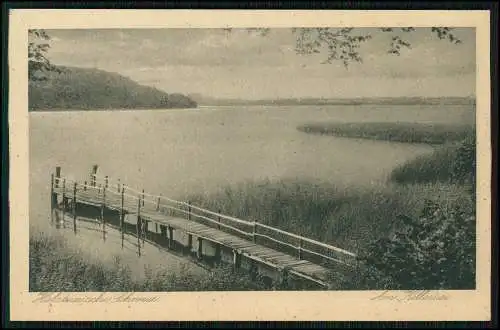 3x AK am Kellersee Eutin Holsteinische Schweiz 1933 und Malente am Dieksee