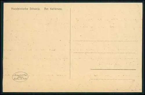 3x AK am Kellersee Eutin Holsteinische Schweiz 1933 und Malente am Dieksee