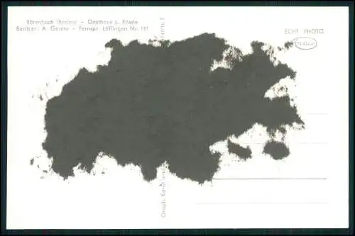 Foto AK Rötenbach Löffingen Baden Gasthaus zum Rössle Besitzer A. Ganter