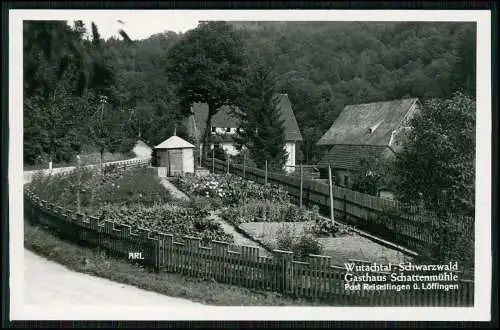 Foto AK Löffingen-Reiselfingen Schwarzwaldgasthof Schattenmühle Wutachschlucht