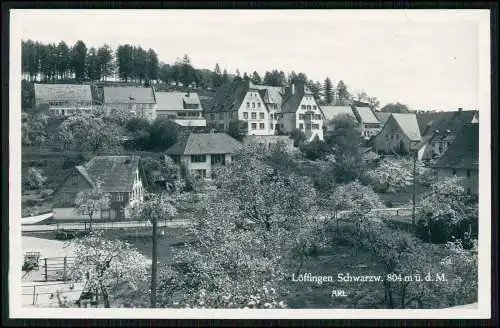 Foto AK Löffingen im Schwarzwald Panorama Häuser mit Hanglage