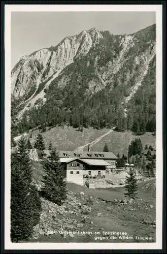 Foto AK Spitzingsee Schliersee in Oberbayern, Neues Unterkunftshaus, Stolzenberg