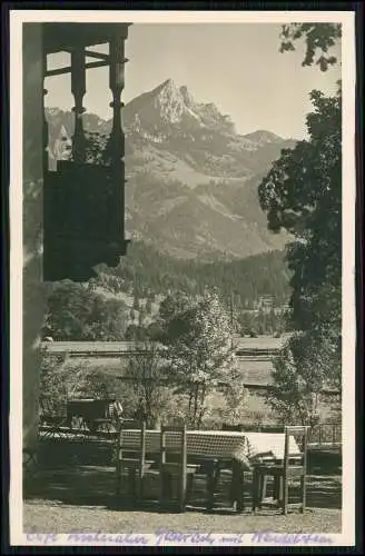 2x Foto AK Aurach Fischbachau in Oberbayern Fischeralm mit Wendelstein Echt Foto