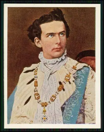 12x König Ludwig II von Bayern Portrait und Ansichten vom Schloss Neuschwanstein