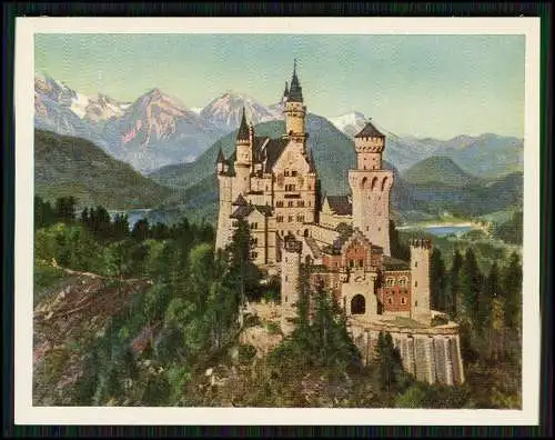 12x König Ludwig II von Bayern Portrait und Ansichten vom Schloss Neuschwanstein