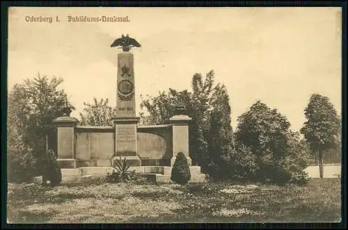 AK Bohumín Oderberg Mährisch Schlesien, Jubiläums-Denkmal 1916 Feldpost gelaufen