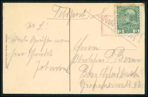 AK Bohumín Oderberg Mährisch Schlesien, Jubiläums-Denkmal 1916 Feldpost gelaufen