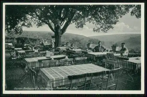 AK Rauenthal Eltville Rauenthaler Winzerhaus Gasthof Biergarten 1939 gelaufen