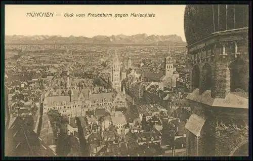 7x alte AK Ansichtskarte Postkarte München, diverse Ansichten um 1910