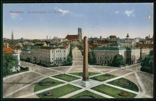 7x alte AK Ansichtskarte Postkarte München, diverse Ansichten um 1910