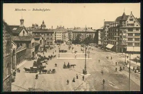7x alte AK Ansichtskarte Postkarte München, diverse Ansichten um 1910