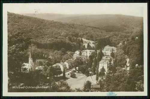 3x AK Wildbad-Schlangenbad im Taunus Hessen 1927 gelaufen