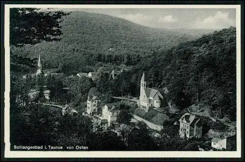 3x AK Wildbad-Schlangenbad im Taunus Hessen 1927 gelaufen