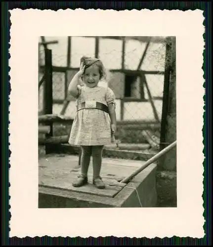 16x Foto Mädchen mit Wehrmacht Koppel und Schiffchen Vater auf Heimaturlaub 1941