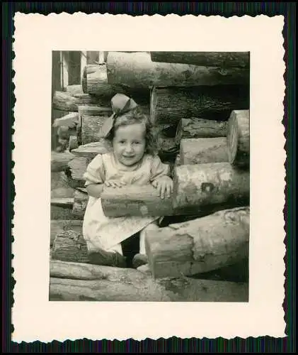 16x Foto Mädchen mit Wehrmacht Koppel und Schiffchen Vater auf Heimaturlaub 1941