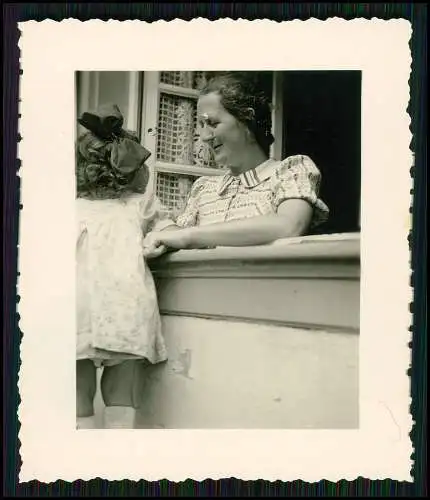 16x Foto Mädchen mit Wehrmacht Koppel und Schiffchen Vater auf Heimaturlaub 1941